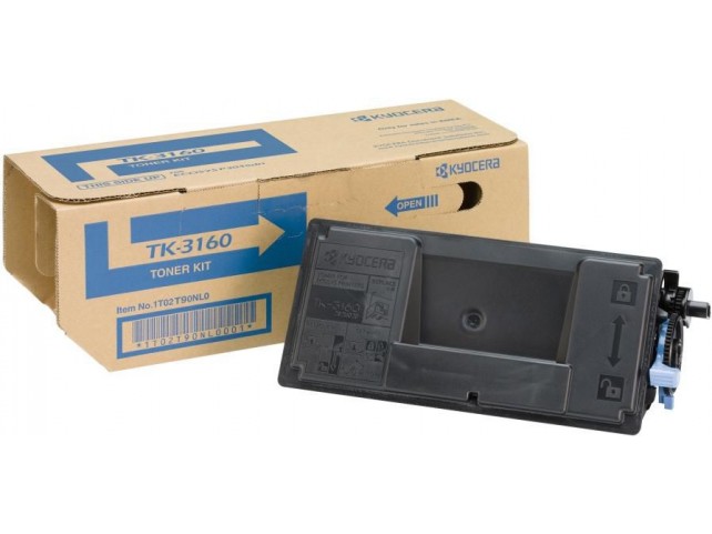 Kyocera Toner Black TK-3160  Pages 12.500