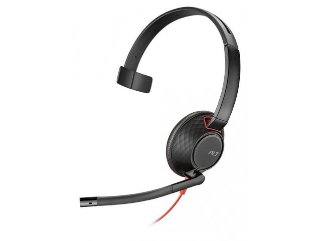 Poly BLACKWIRE 5210 USB-A, Mono  re 5210, Headset, Head-band,