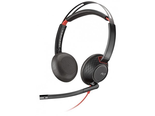 Poly Blackwire 5220 Headset Wired  Head-band, USB Type-C Black,