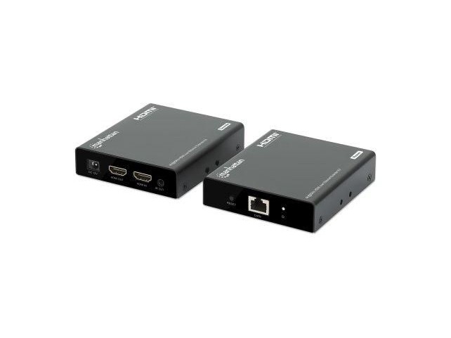 Manhattan 4K Hdmi Over Ethernet  Extender Kit, Extends 4K@60Hz