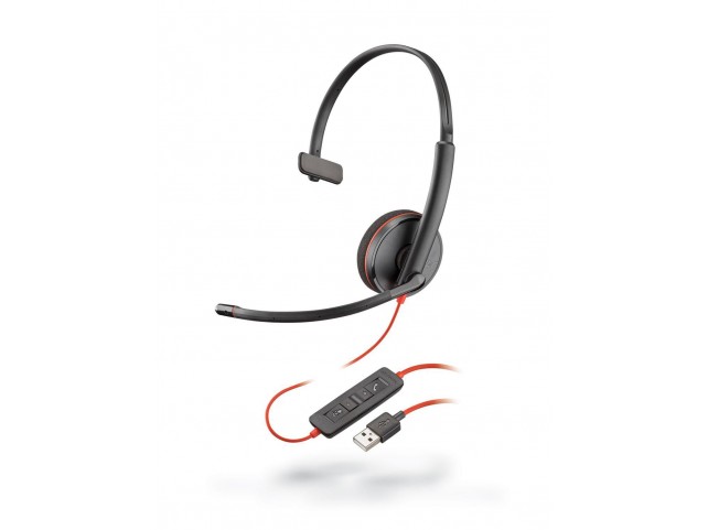 Poly Blackwire C3210 USB Type-A  Corded headset, monaural