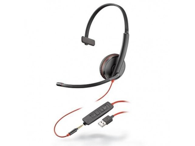 Poly Plantronics Blackwire C3215  Wired Mono Headset