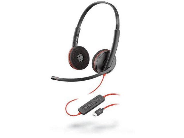 Poly PLX BLACKWIRE C3225 USB A  re 3225, Headset, Head-band,