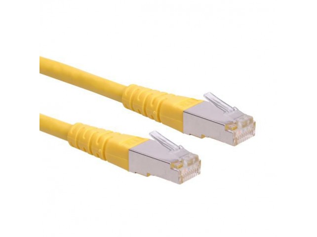 Roline S/Ftp (Pimf) Patch Cord  Cat.6, Yellow 1.0M