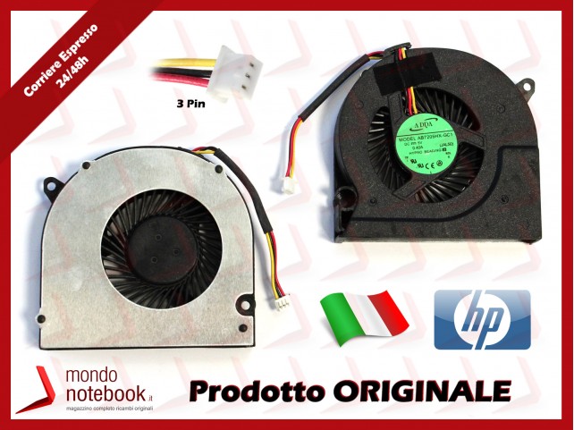 Ventola Fan CPU HP 6530B 6535B 6530S 6535S 6531S 6735S 6730S 6720S (3 PIN)