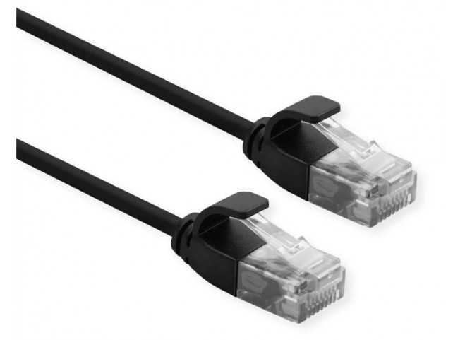 Roline Networking Cable Black 0.3 M  Cat6A U/Utp (Utp)