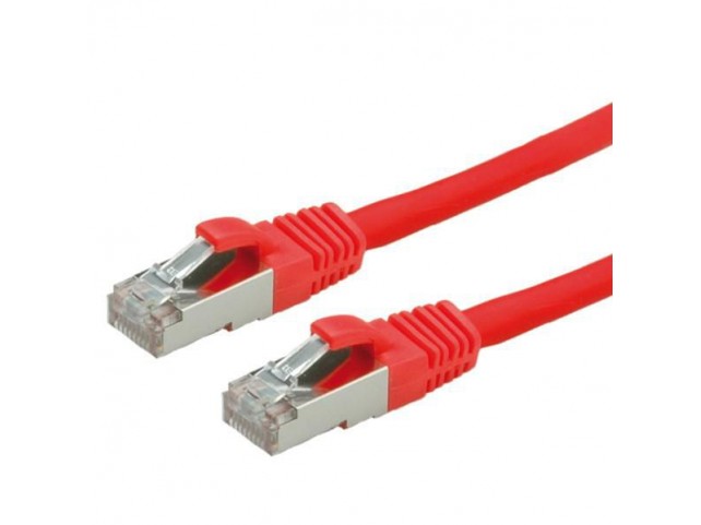 Value S/Ftp Patch Cord Cat.6,  Halogen-Free, Black, 1M