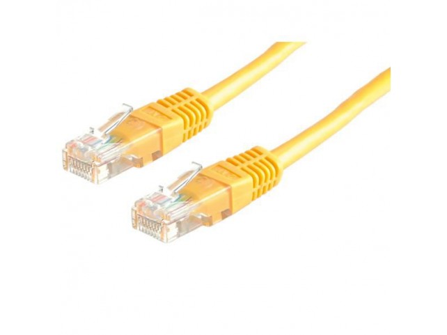 Value Utp Patch Cord Cat.6, Yellow  0.5 M