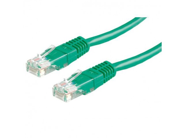 Value Utp Patch Cord Cat.6, Green  0.5 M