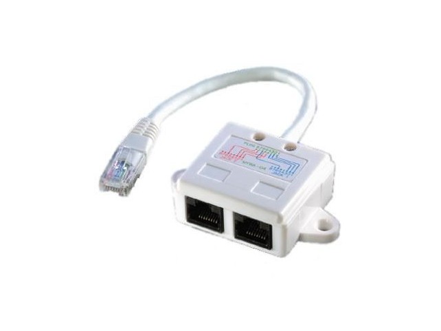 Roline T-Adapter Cat. 5E, Utp  Networking Cable White 0.17 M