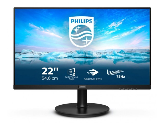 Philips V Line 222V8LA/00 computer  monitor 54.6 cm (21.5") 1920