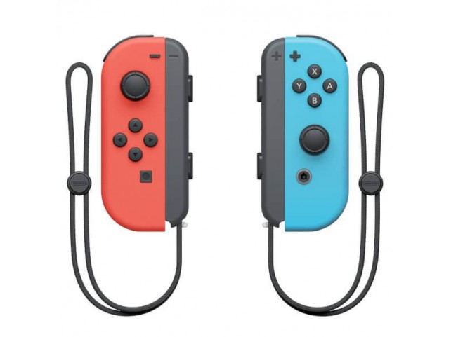 Nintendo Joy-Con Controllers (Pair)  Neon Blue & Red - Gamepad -