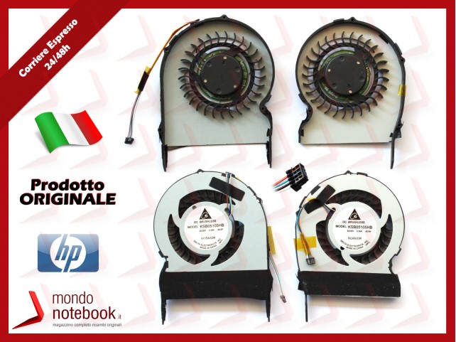 Ventola Fan CPU HP Envy 13-1000 (COPPIA)