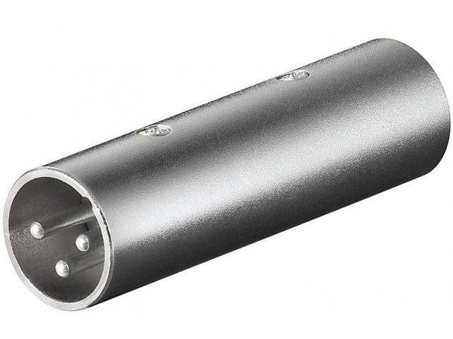 MicroConnect XLR adapter male - male  XLR M/M, XLR, XLR, Male/Male,