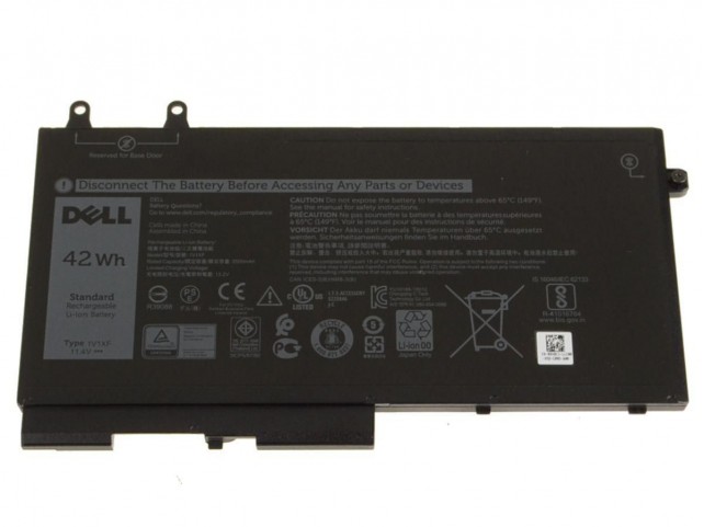 Dell Battery, 42WHR, 3 Cell,  Lithium Ion