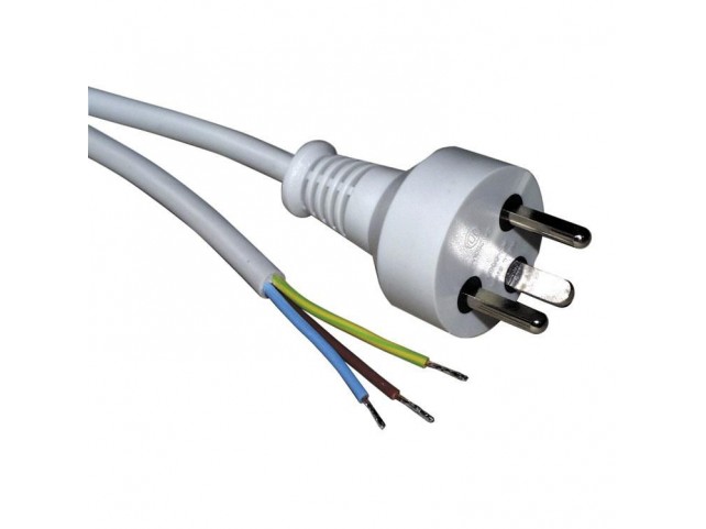 Roline Power Cable White 2 M  