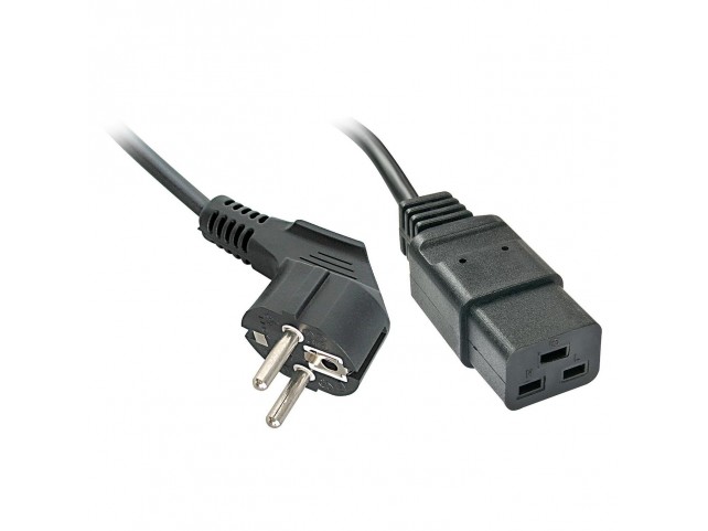 Lindy Stromversorgung Black 2 M  Cee7/4 Iec C19