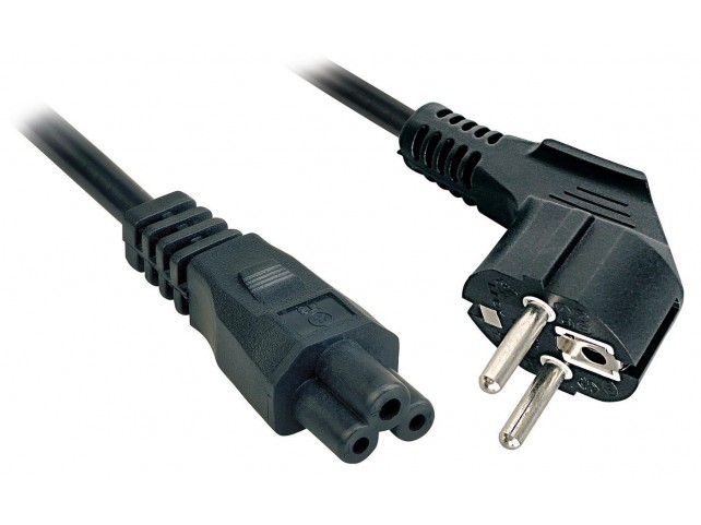 Lindy 3m Schuko to C5 Mains Cable,  lead free