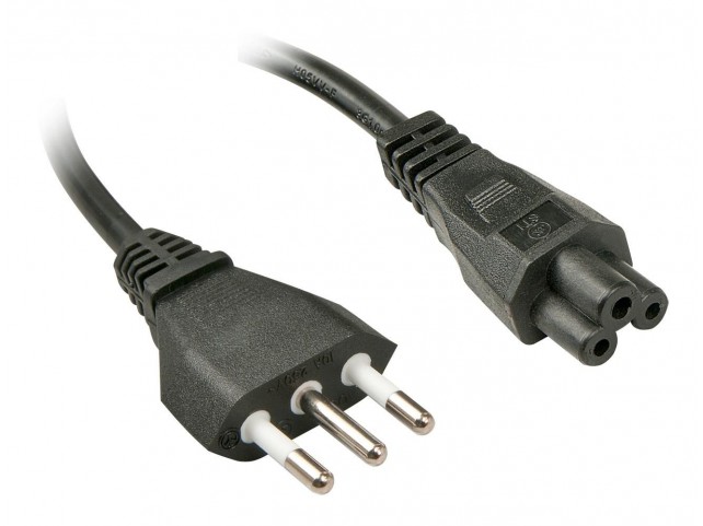 Lindy 2M, Cei23-16-Vii - Iec 320 C5  Black C5 Coupler