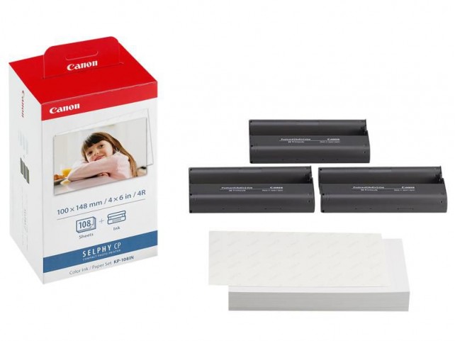 Canon Muliti Pack Ink + 3 X 36 Sheet  KP-108IN