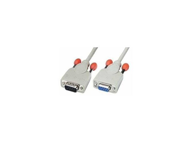 Lindy 9-pin RS232 1:1 extension  cable 0.5m