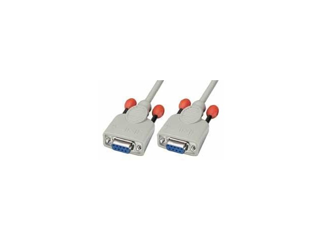 Lindy Null modem cable 9-pin  coupling/coupling 3m