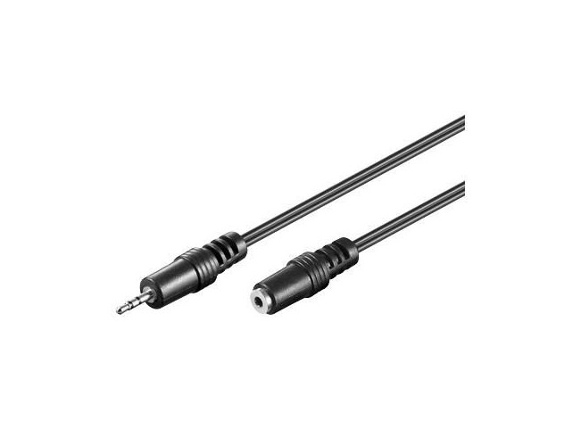 MicroConnect Audio 2,5mm Male - Female  2M  Audio 2.5mm M / F - 2M,