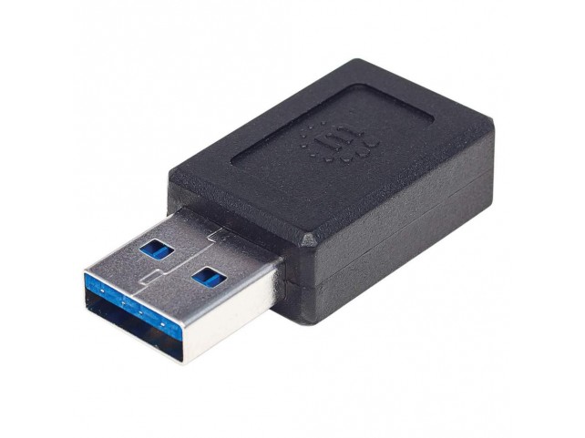 Manhattan Usb-C To Usb-A Adapter,  Female To Male, 10 Gbps (Usb