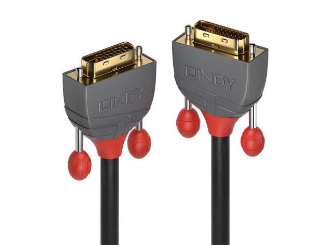 Lindy 2M Dvi-D Dual Link Cable,  Anthra Line