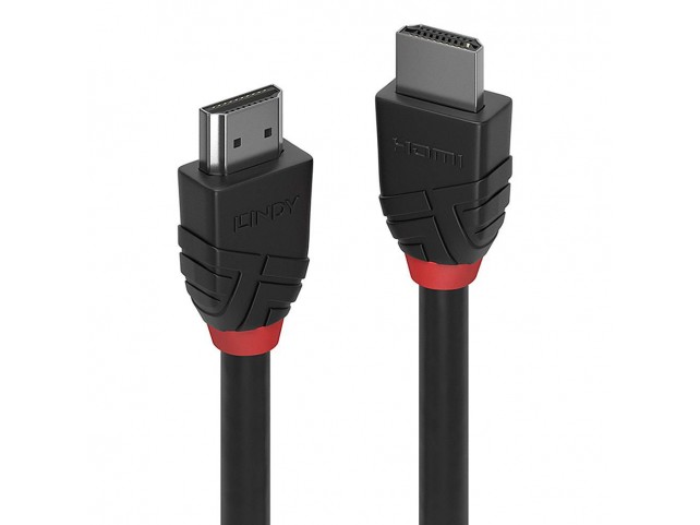 Lindy 2M High Speed Hdmi Cable,  Black Line