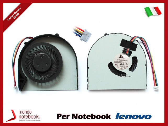 Siliconvalleystore Ventola CPU Fan Notebook Lenovo B480 B480A B485-B490 B590 M490 M495 E49 Originale