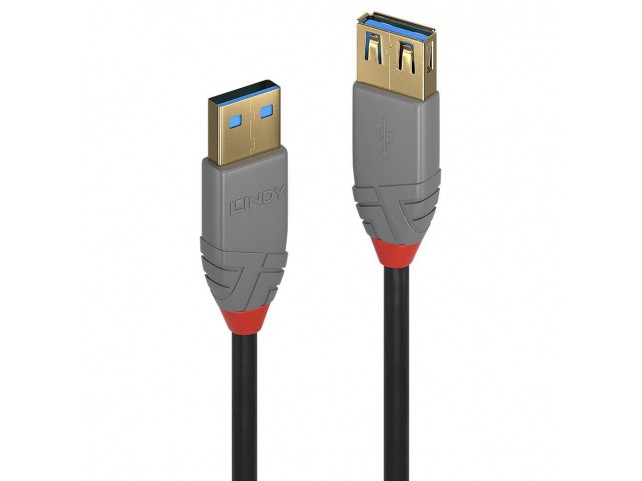 Lindy 2M Usb 3.2 Type A Extension  Cable, Anthra Line
