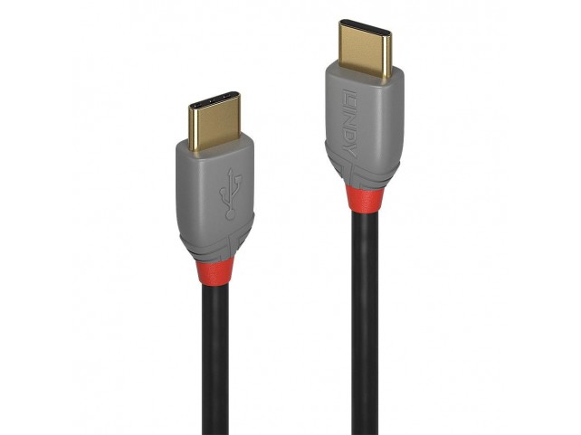 Lindy 2M Usb 2.0 Type C Cable,  Anthra Line