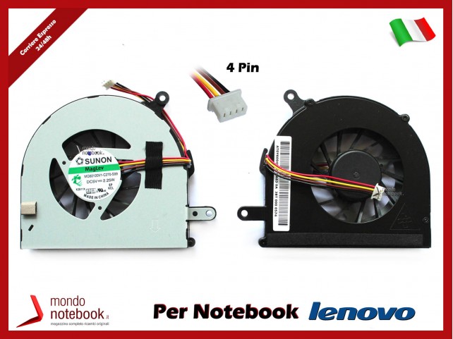 Ventola Fan CPU LENOVO Ideapad G400 G405 G410 G500 G505 G510