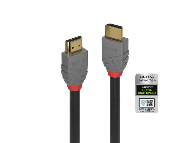 Lindy 3M Ultra High Speed Hdmi  Cable, Anthra Line
