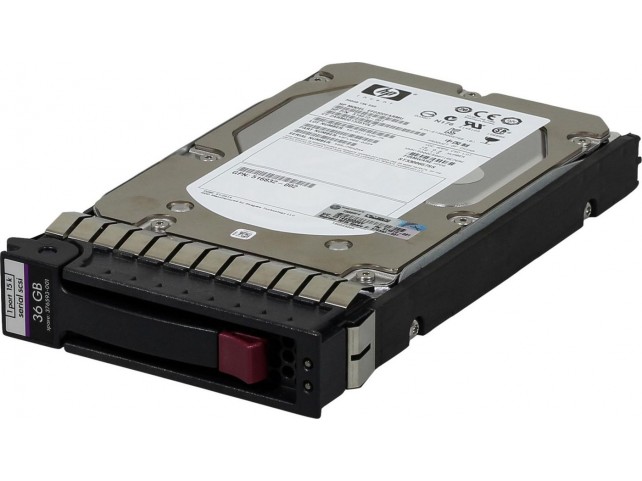 Hewlett Packard Enterprise 36GB hot-plug SAS 15K LFF  36GB 3.5" 15K SAS, 3.5", 36