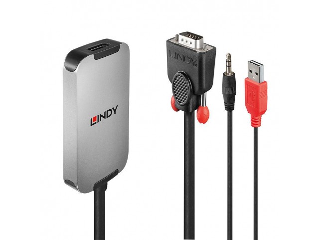 Lindy Vga To Displayport 1.2  Converter