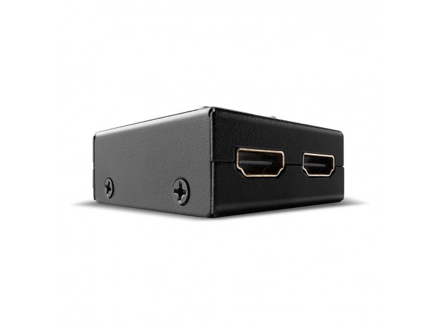Lindy 38336 video switch HDMI  38336, HDMI, Black, Metal, 60