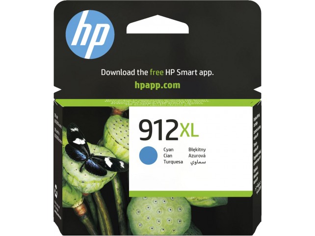 HP 912XL High Yield Cyan Ink  912XL, Original,