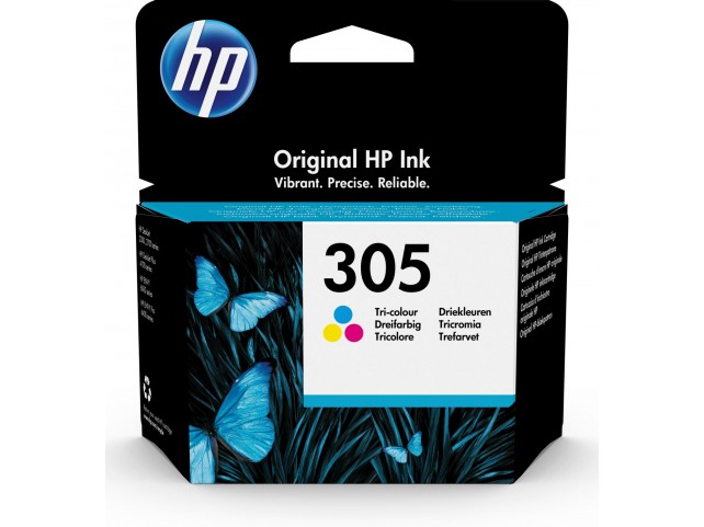 HP 305 Tri-Color Original Ink  Cartridge