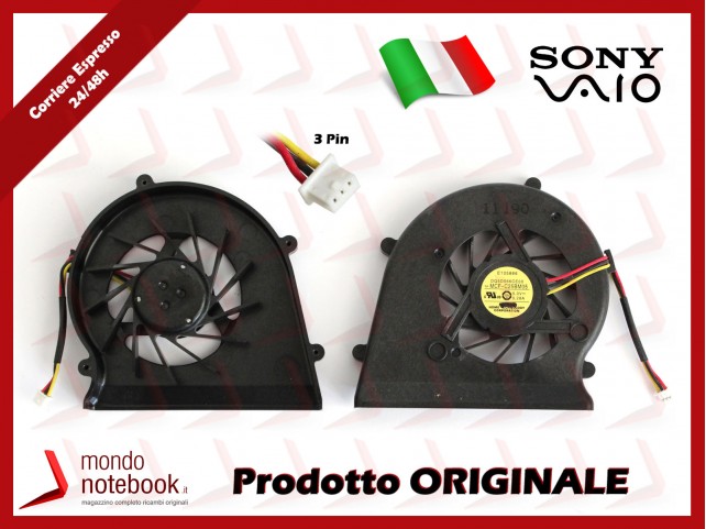 Ventola Fan CPU SONY VGN BZ Series BZ560 BZ569 BZ570 BZ2 BZ1