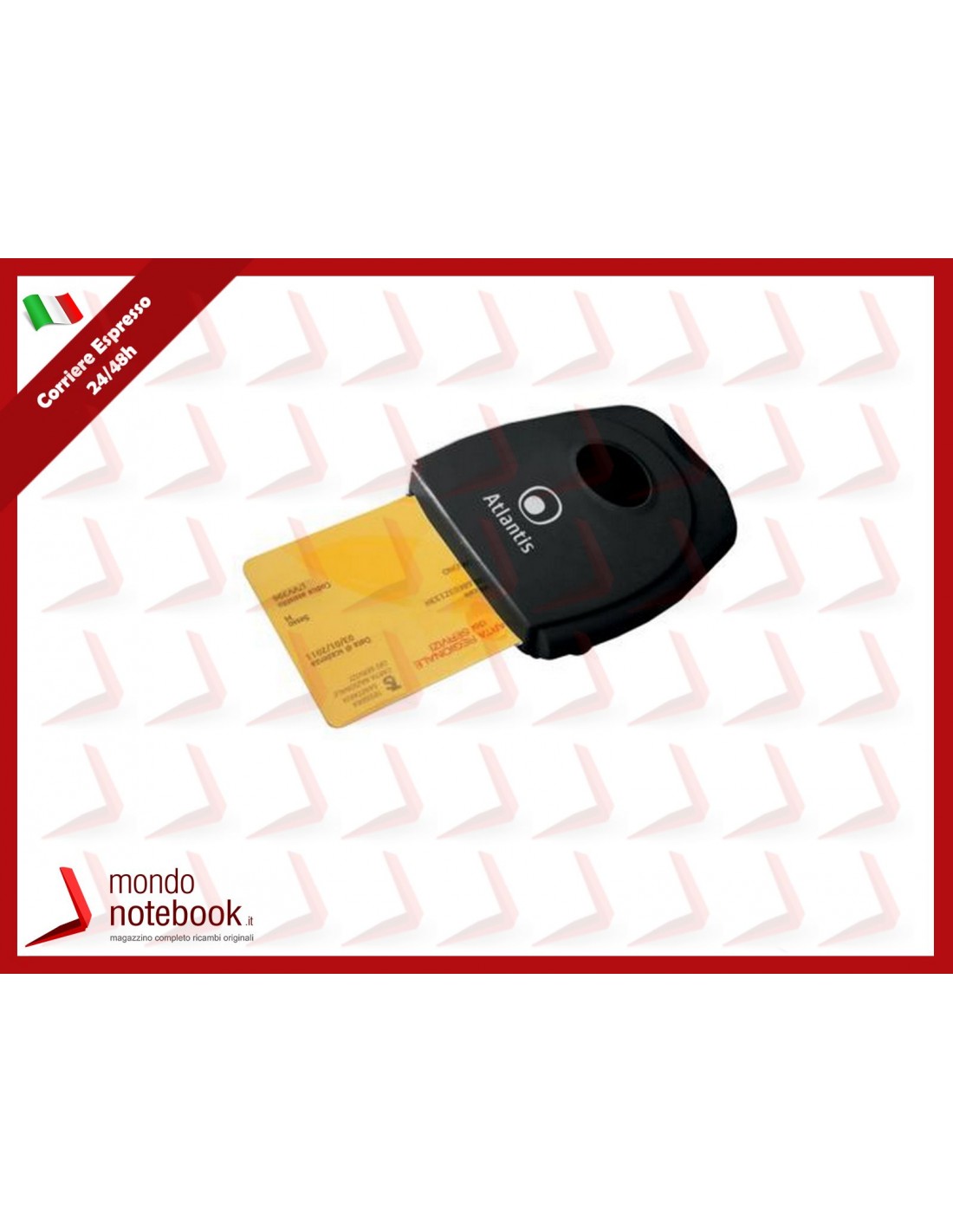 LETTORE ATLANTIS P005-SMARTCR-U USB DI SMART CARD x HomeBanking/Firma  digitale