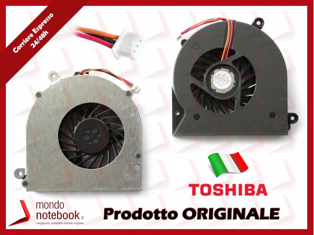 Ventola Fan CPU TOSHIBA Satellite A500 A500D A505 (i7 Cpu)(Versione 2)