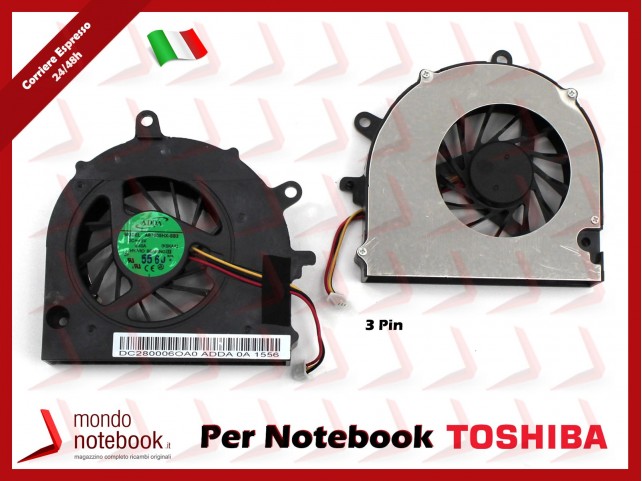 Ventola Fan CPU TOSHIBA Satellite A500 A505 (Versione 1)