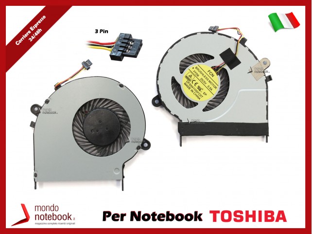 Ventola Fan CPU TOSHIBA Satellite L50-B L50T-B L55-B L50D-B L55T-B