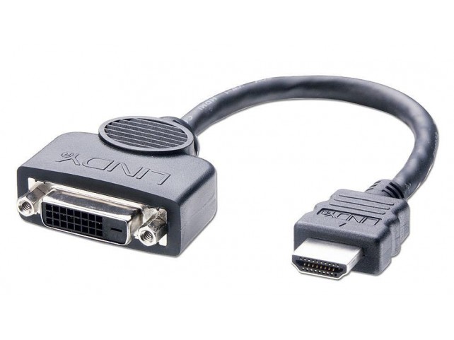 Lindy Hdmi/Dvi-D Adapt.Cable 0,2Mm/F  