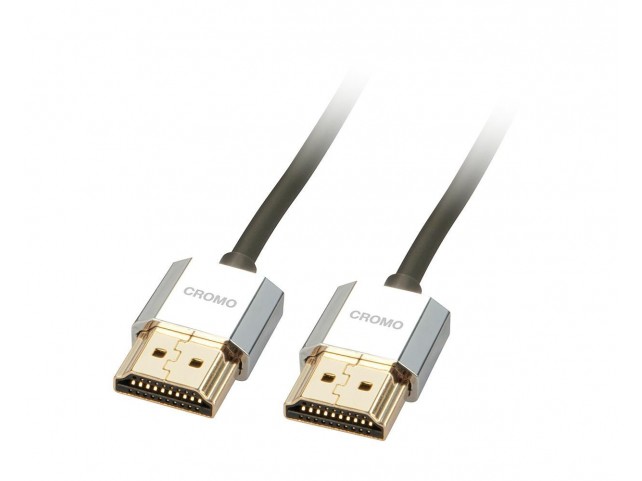 Lindy Cromo Slim Hdmi High Speed  A/A Cablel, 2M