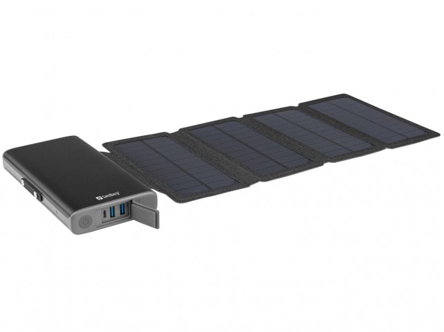 Sandberg Solar 4-Panel Powerbank 25000  Solar 4-Panel Powerbank