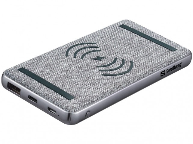 Sandberg Powerbank 10000 PD20W+Wireless  Powerbank 10000