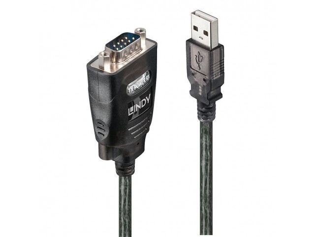 Lindy Usb Rs232 Converter W/ Com  Port Retention